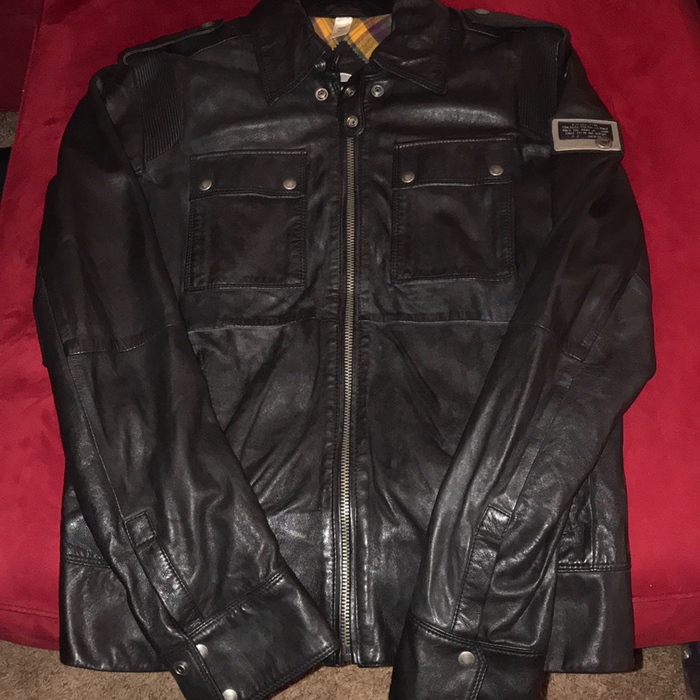 DIESEL LEATHER JACKET
